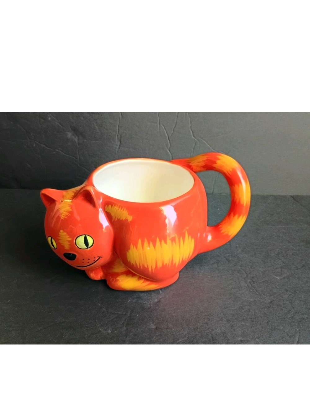Vintage Coffee-Mate Orange Cat Mug 1990s Nestlé Carnation Advertising Ceramic CP